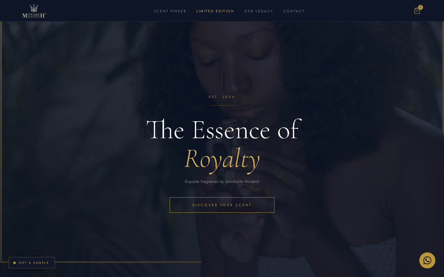MonarchExecutive website screenshot